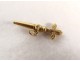 18-carat solid gold watch key, PB cross, gr XIXth century