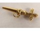 18-carat solid gold watch key, PB cross, gr XIXth century