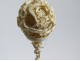 Canton ball ivory carved dragons flowers China XIXth century