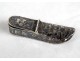 Snuffbox shoe solid silver Russian niello Novocherkassk 10.31gr XIXth