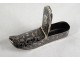 Snuffbox shoe solid silver Russian niello Novocherkassk 10.31gr XIXth