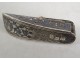 Snuffbox shoe solid silver Russian niello Novocherkassk 10.31gr XIXth
