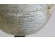 Terrestrial globe world map Geographer J. Forest rue Buci Paris wood XIXth