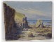 HST table view Côte Sauvage Quiberon Brittany rocks beach 1921 XXth