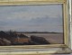 HSP painting seascape beach rocks character seaside Normandy XIXth