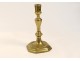 Candlestick torch Louis XIV bronze candlestick XVIIth XVIIIth century