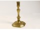 Candlestick torch Louis XIV bronze candlestick XVIIth XVIIIth century