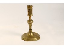 Candlestick torch Louis XIV bronze candlestick XVIIth XVIIIth century