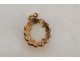 19th century solid gold metal opal jewel pendant