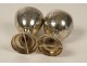 Russian silver vermeil double egg cup Moscow 1880 62gr XIXth century