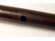 Flute signed Thibouville exotic wood silver XIXth century