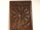 Decorative panel carved wood paneling flowers shells XVIIIth century