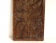 Decorative panel carved wood paneling flowers shells XVIIIth century
