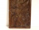 Decorative panel carved wood paneling flowers shells XVIIIth century