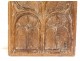 Decorative panel carved wood paneling flowers shells XVIIIth century