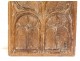 Decorative panel carved wood paneling flowers shells XVIIIth century