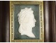 Biscuit Profile Portrait Bust Queen Marie-Antoinette Miniature Early 19th Century