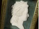 Biscuit Profile Portrait Bust Queen Marie-Antoinette Miniature Early 19th Century