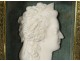 Biscuit Profile Portrait Bust Queen Marie-Antoinette Miniature Early 19th Century