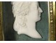 Biscuit Profile Portrait Bust Queen Marie-Antoinette Miniature Early 19th Century