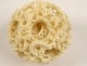 Large ivory Canton ball carved flower dragons China XIXth century