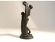 Sculpture bronze statuette goddess Venus Callipyge nude late 18th century