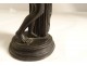 Sculpture bronze statuette goddess Venus Callipyge nude late 18th century