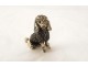 Small solid silver sculpture seated poodle dog 21.98gr 20th century