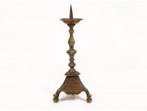 Picnic Candle bronze tripod 17th