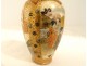 Small porcelain vase Satsuma Japan geisha characters signed 19th century