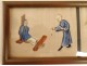 Table rice paper characters scenes public torture China XIXth century