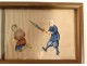 Table rice paper characters scenes public torture China XIXth century