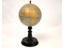 Earth globe géeographe J.Forrest 20th