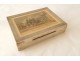 Box box Sterling silver engraving York Highflyer Coach early 20th century