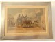 Box box Sterling silver engraving York Highflyer Coach early 20th century