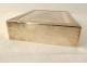Box box Sterling silver engraving York Highflyer Coach early 20th century