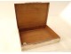 Box box Sterling silver engraving York Highflyer Coach early 20th century