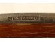 Box box Sterling silver engraving York Highflyer Coach early 20th century