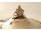 Swedish solid silver box Sweden flowers foliage 419gr 1902 early 20th century