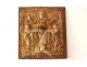 Carved wood bas-relief panel Pieta Descent Cross Virgin Christ XVIIth