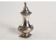 English sterling silver sprinkler Birmingham Barker Bros 1900 39.9gr XIXth