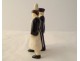 Couple earthenware characters HB Quimper Breton wedding 20th century