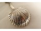 Small solid silver cream spoon Holland shell 19.66gr XIXth century