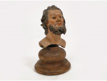 Santon Head Man Neapolitan terracotta 18th