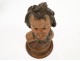 Santon Head Man Neapolitan terracotta 18th