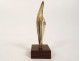 Abstract sculpture solid silver trophy Léon Maeght Tétard Frères XXth