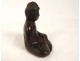 Bronze sculpture Buddha Amitabha seated Padmasana Buddhism Tibet XIXth