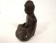 Bronze sculpture Buddha Amitabha seated Padmasana Buddhism Tibet XIXth