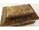 18th century bronze gilt lacquered wooden sewing box