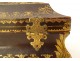 18th century bronze gilt lacquered wooden sewing box